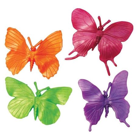 PLAY VISIONS Play Visions Butterfly Stretch Fidgets - Assorted Colors; Set - 4 1378964